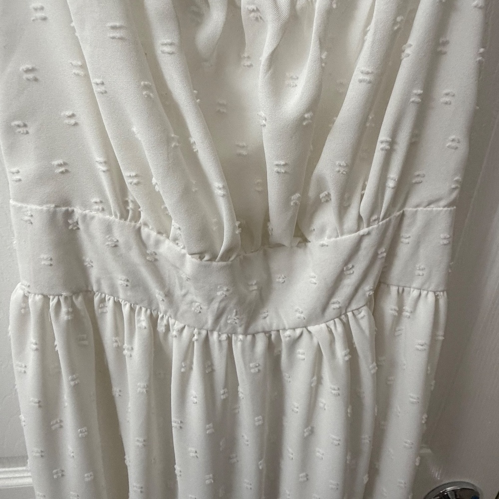 White midi sun dress - Picture 5 of 7
